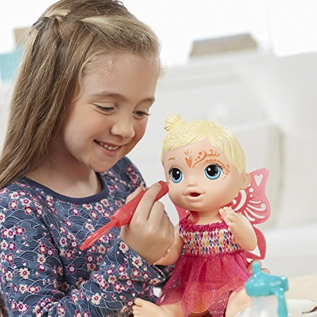 Baby Alive Face Paint Fairy Doll - Blonde Hair Interactive Toy