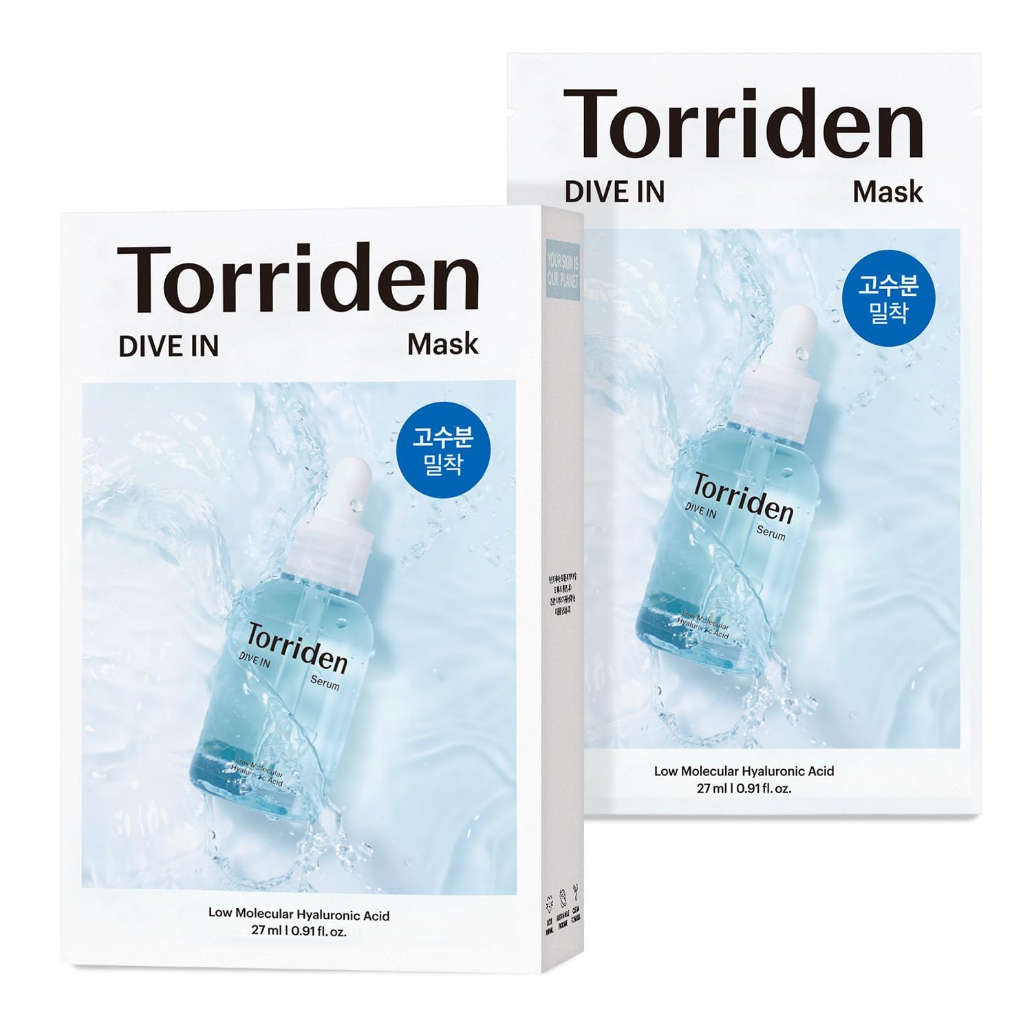 Torriden Dive-In Hyaluronic Acid Sheet Mask – Hydrating K-Beauty (10 Pack)