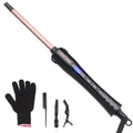 Jolof Store 9mm Thin Curling Iron | Tourmaline Ceramic Wand for Tight Curls