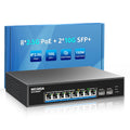 NICGIGA 10 Port 2.5G PoE Switch | 8 Port 2.5GbE + 2 x 10G SFP+ Uplink