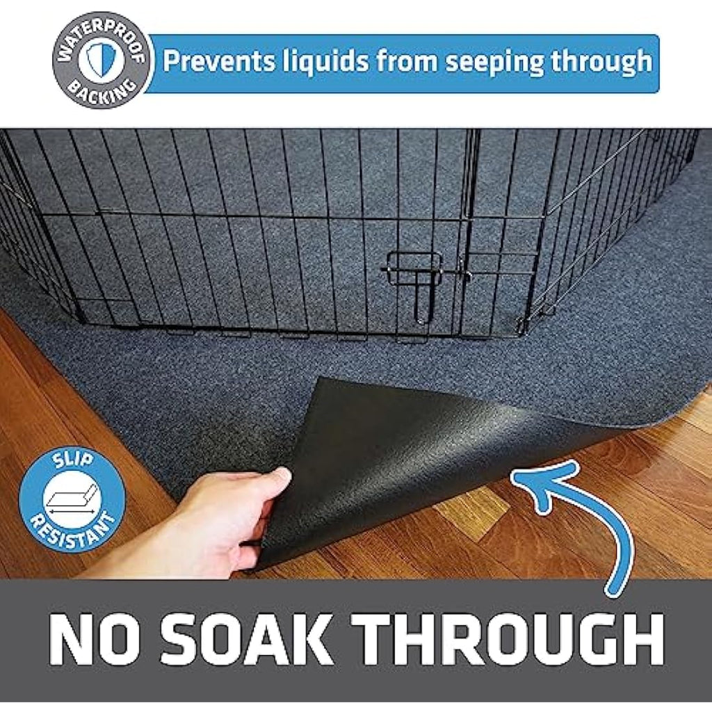 Drymate Dog Playpen Mat – Waterproof Absorbent Puppy Pad, XL 60x74