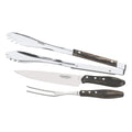 Tramontina 3-Piece Polywood Barbeque Carving Set - Stainless Steel
