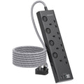 Jolof Store 4-Way Extension Lead with 4 USB (2 USB-C) - 1.8M Black
