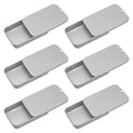 SYEYCW 6 Pcs Small Tins, Rectangular Tin with Slider Lid, Metal Tin Box Container, 50 × 25 × 10mm Portable Metal Holder - image 1