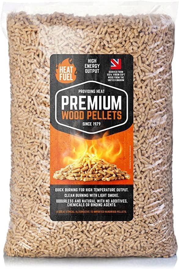 Jolof Store 10kg Premium Wood Pellets – 6mm Biomass Stove Fuel