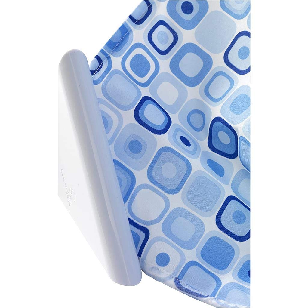 Croydex Magnetic Shower Curtain Clip – White 125mm Anti-Cling Retainer