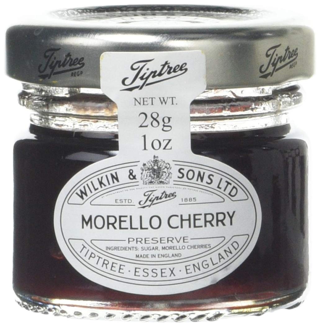 Tiptree Morello Cherry Preserve – 24 Miniature Jars (28g Each)