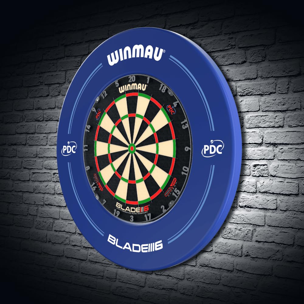 Winmau PDC Blue Dartboard Surround – Professional Bristle Board Guard