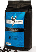 Black Donkey Decaf Whole Coffee Beans – 1KG Dark Roast Gourmet Coffee