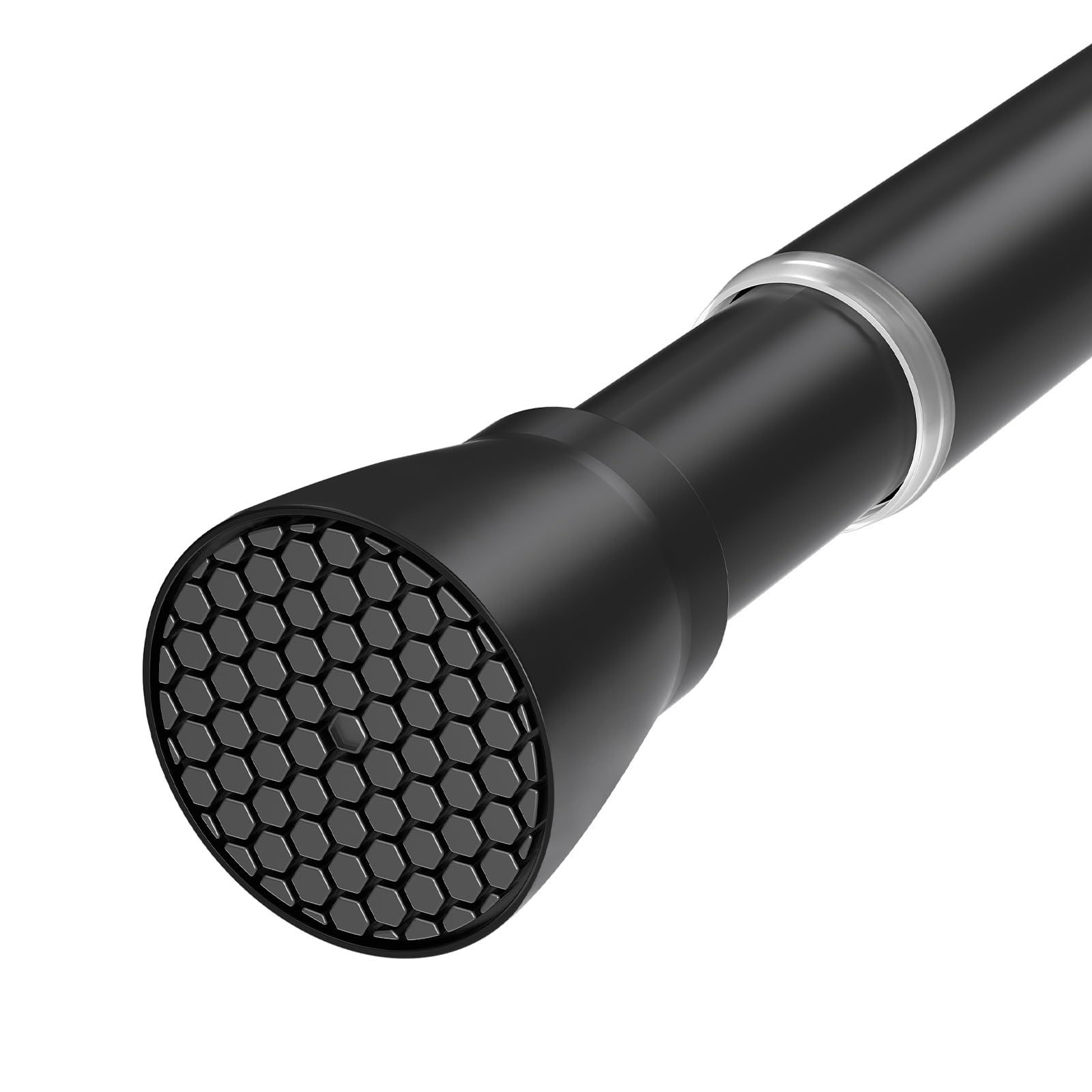 Black Extendable Tension Rod | 70-130cm No-Drill Shower Rail