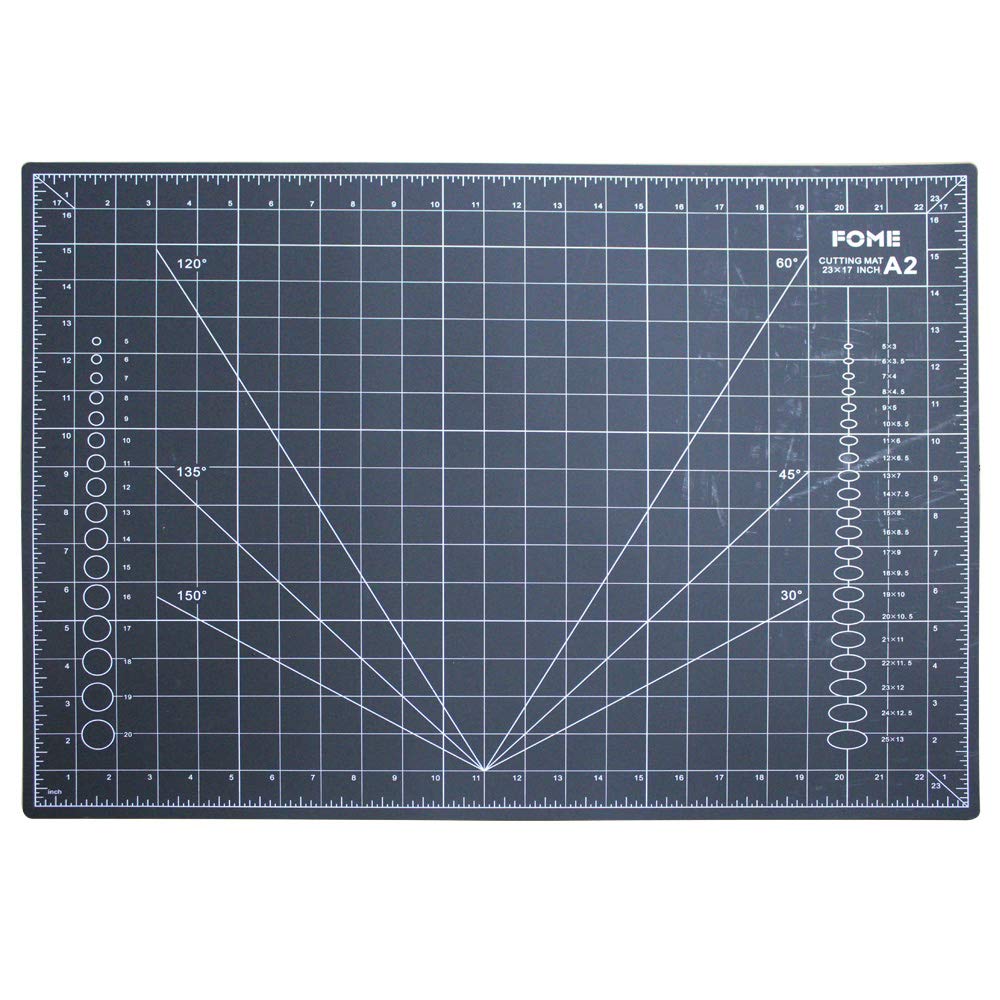 FOME Self-Healing Cutting Mat – A2 Double Sided 5-Layer PVC, 18x24in