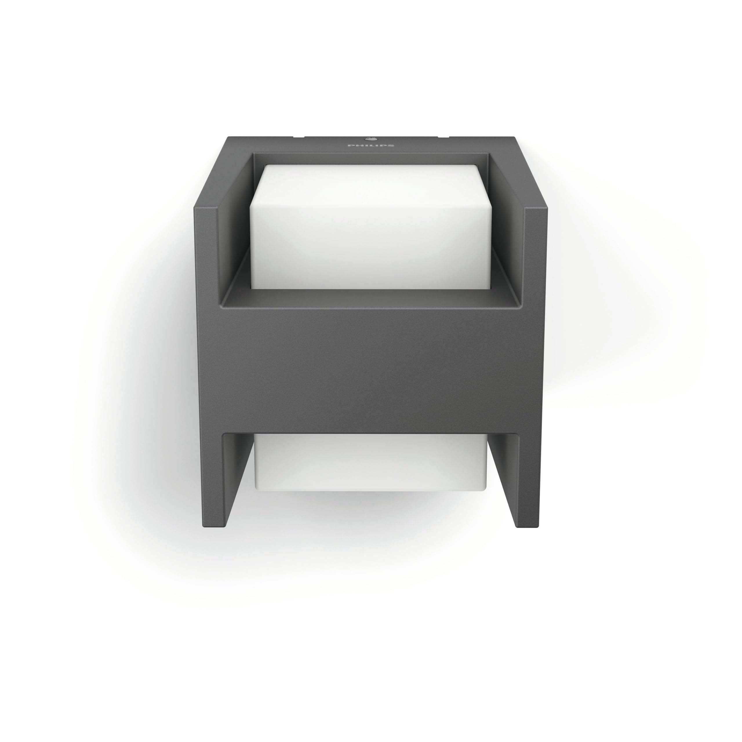 Philips Arbour LED Outdoor Wall Light | Anthracite Up & Down Garden Lamp