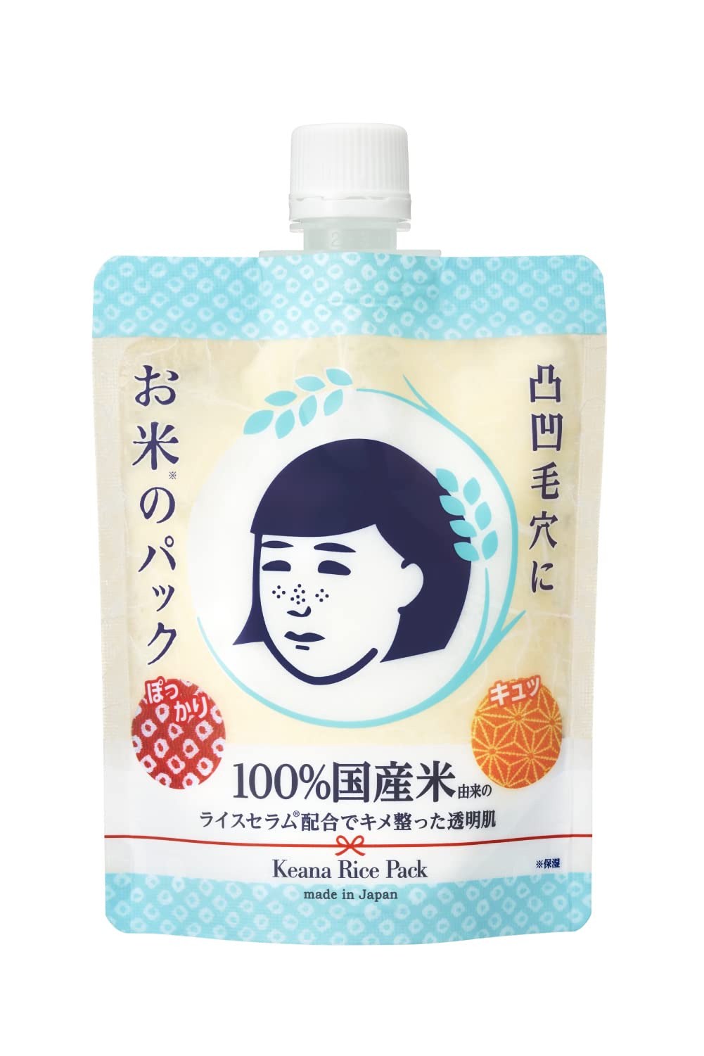Keana Nadeshiko Rice Pack – Pore Care Japanese Face Mask (170g)