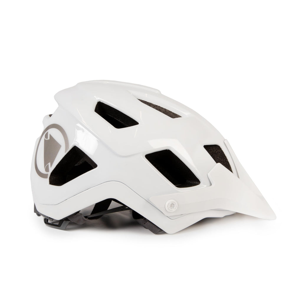 Endura Men's Hummvee Plus MTB Helmet – White, Lightweight In-Mould