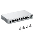 SODOLA 8-Port 2.5Gb Network Switch with 10G SFP+ | Fanless Aluminum