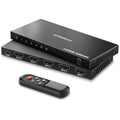 AVIDGRAM 4K 60Hz HDMI Switch 4 In 1 Out with IR Remote Control
