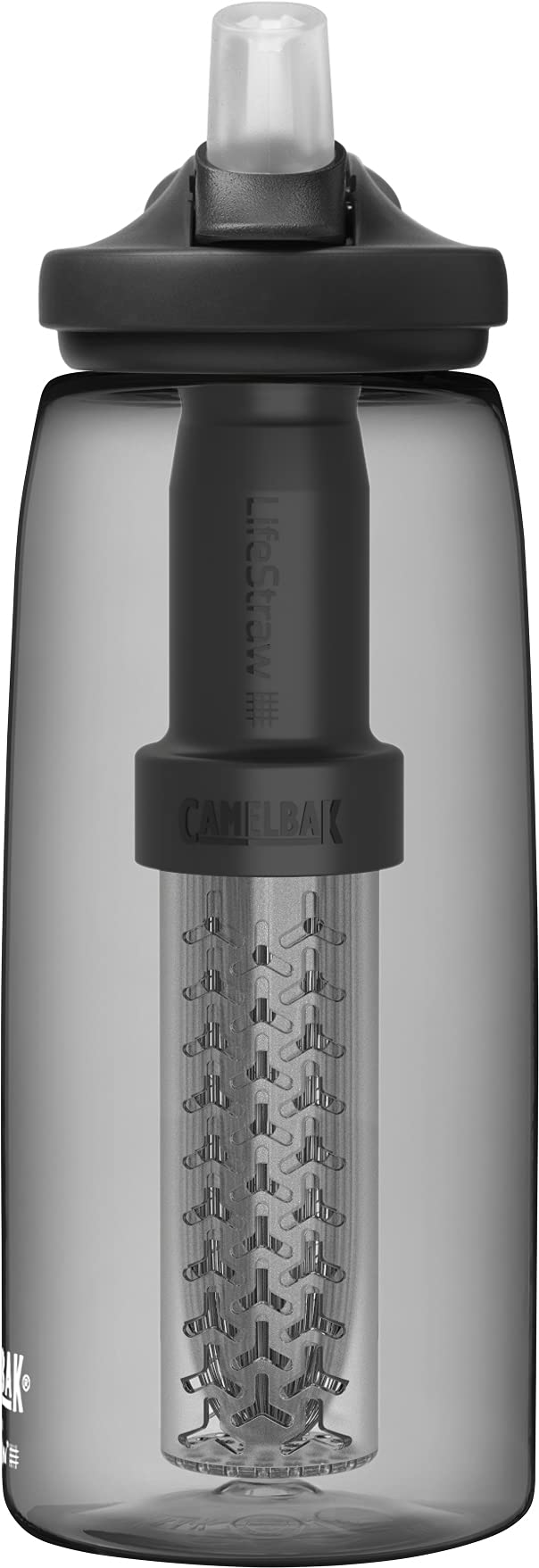 Camelbak Eddy+ 32oz Filtered Water Bottle by LifeStraw - Charcoal