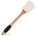 OWIIZI Back Loofah Scrubber – Long Handle Natural Wood Exfoliating Brush