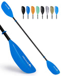Abahub Adjustable Kayak Paddle | 210-230cm Aluminum Floating Oar - Blue