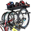StoreYourBoard 5 Bike Wall Mount Storage Rack with Shelf – 135kg Capacity