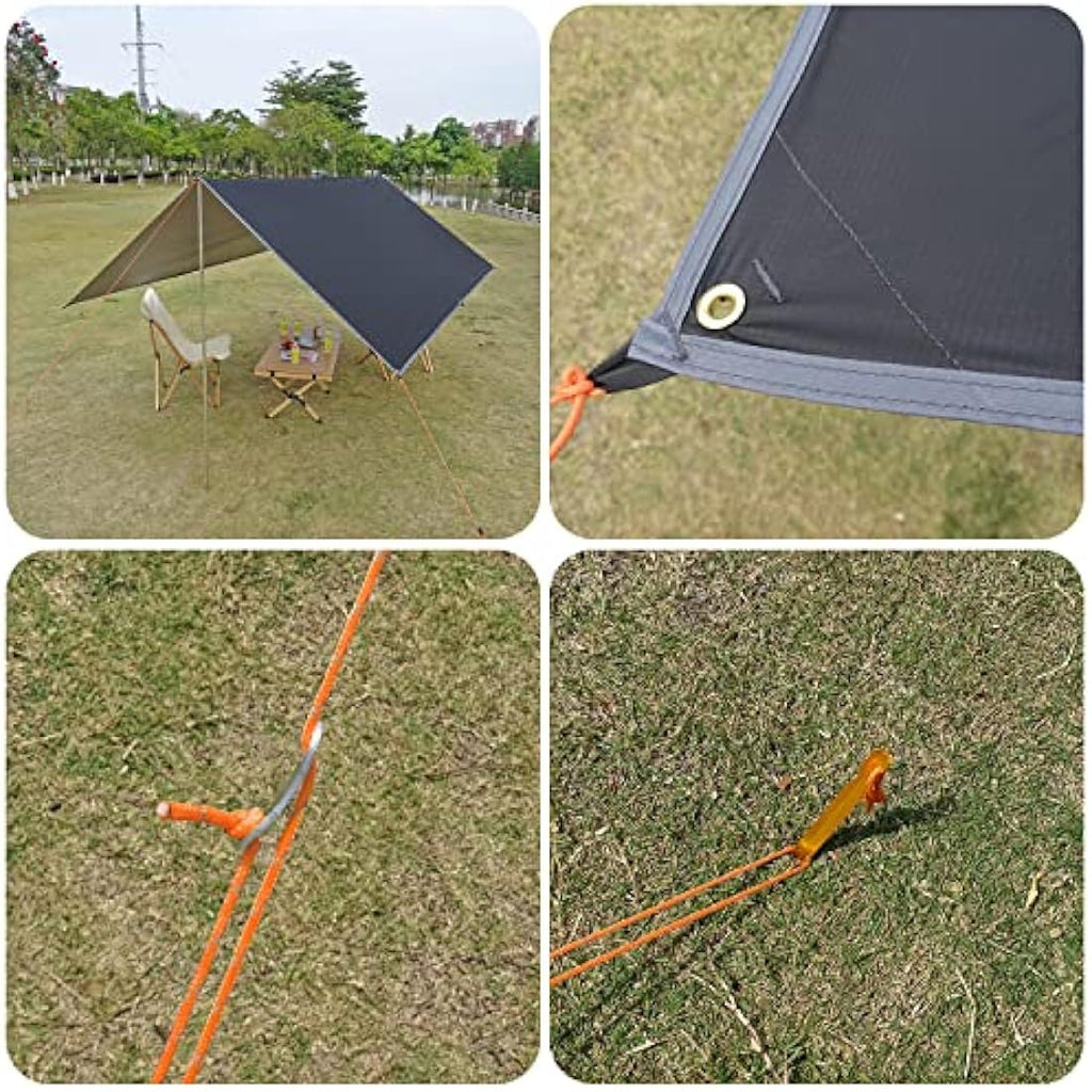 Jolof Store 3x4m Waterproof Camping Tarp – UV Protection Hammock Rain Fly