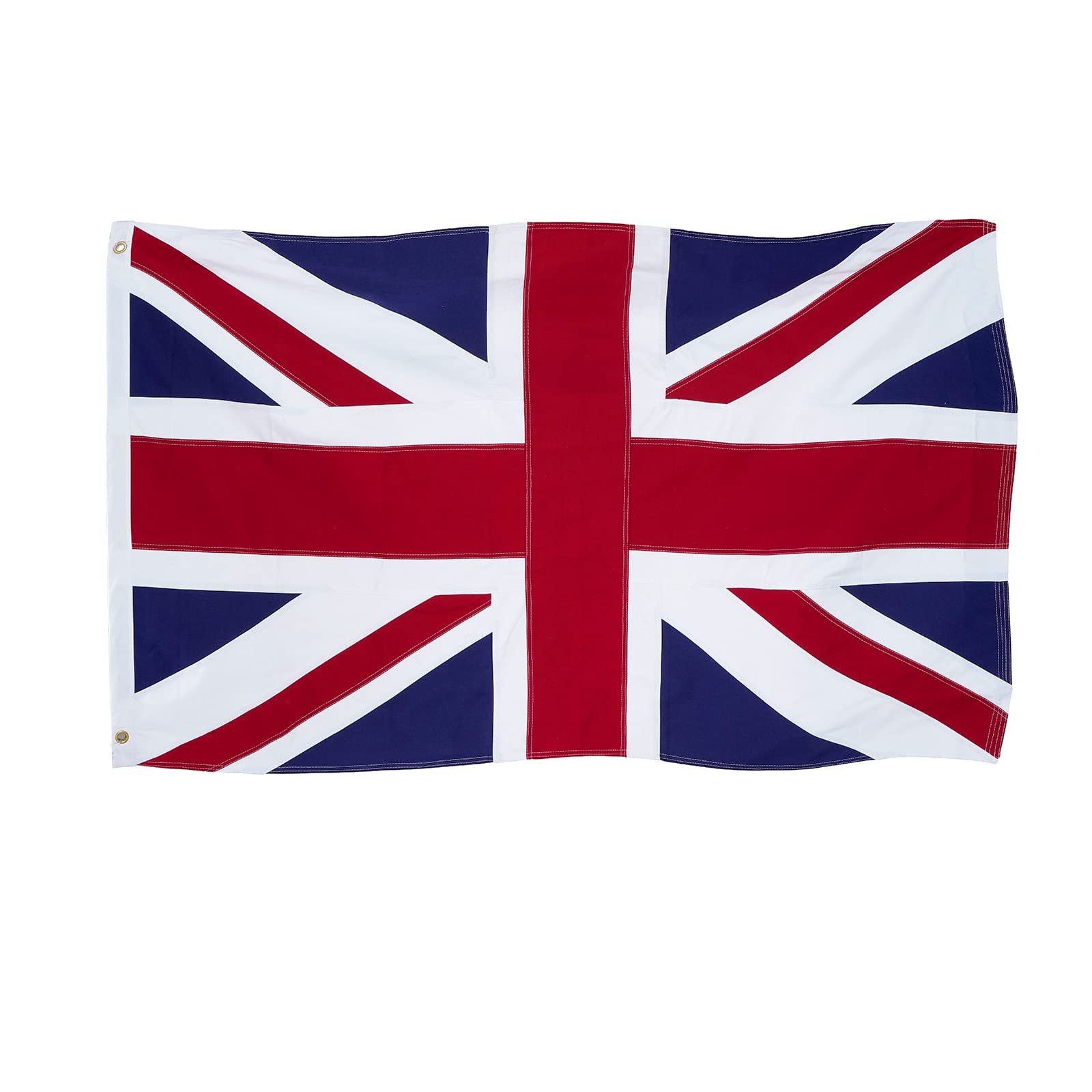 Homissor British Union Jack Flag | 3x5 Heavy Duty Cotton Sewn UK Flag