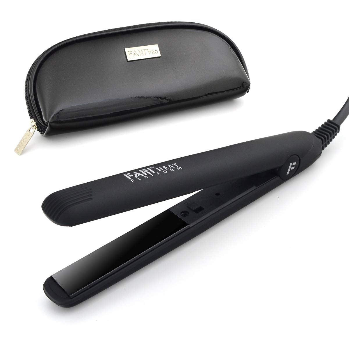 FARI Mini Hair Flat Iron – 1/2 Inch Ceramic Tourmaline Travel Straightener