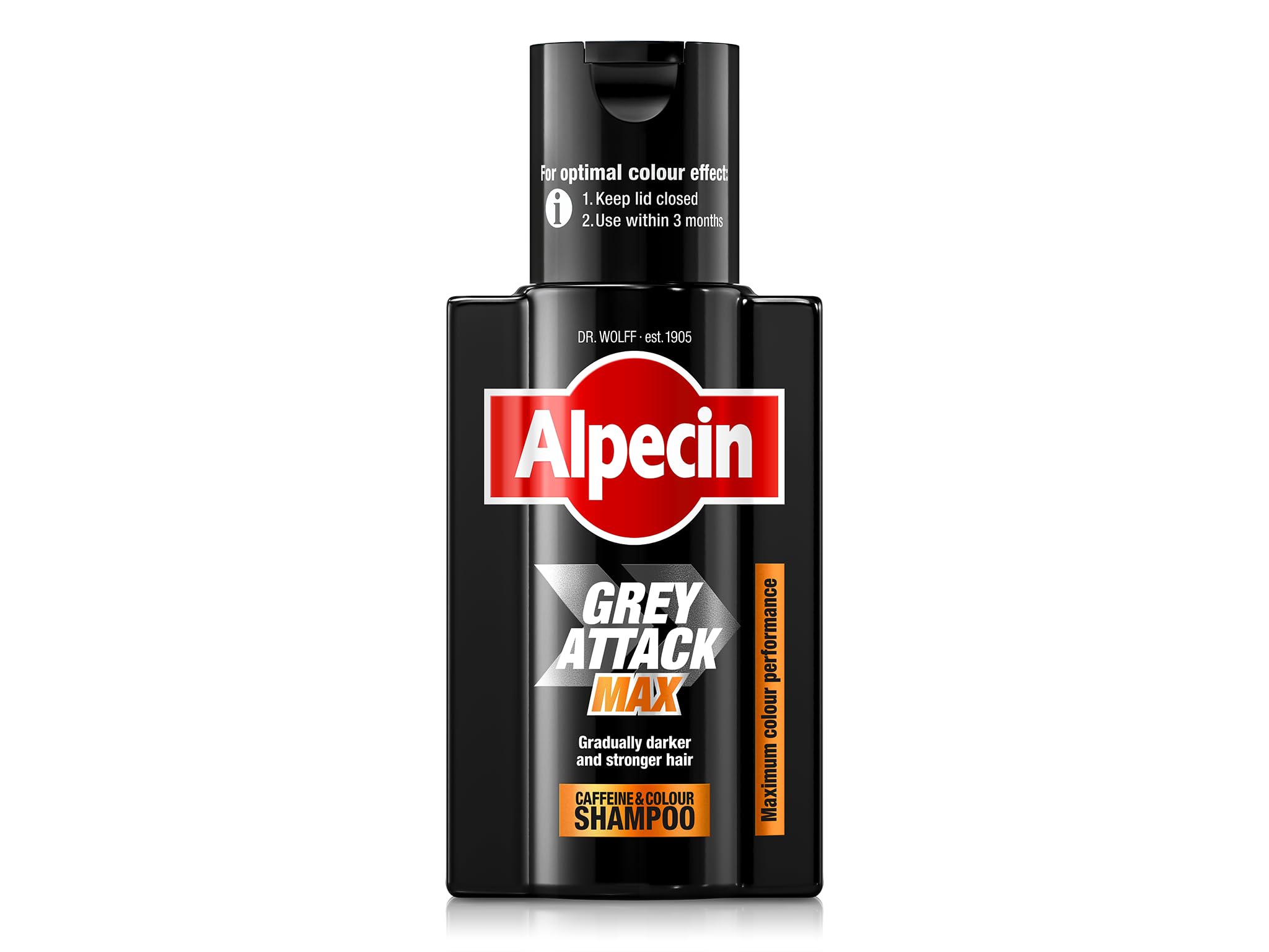 Alpecin Grey Attack MAX Caffeine & Colour Shampoo for Men - 200ml