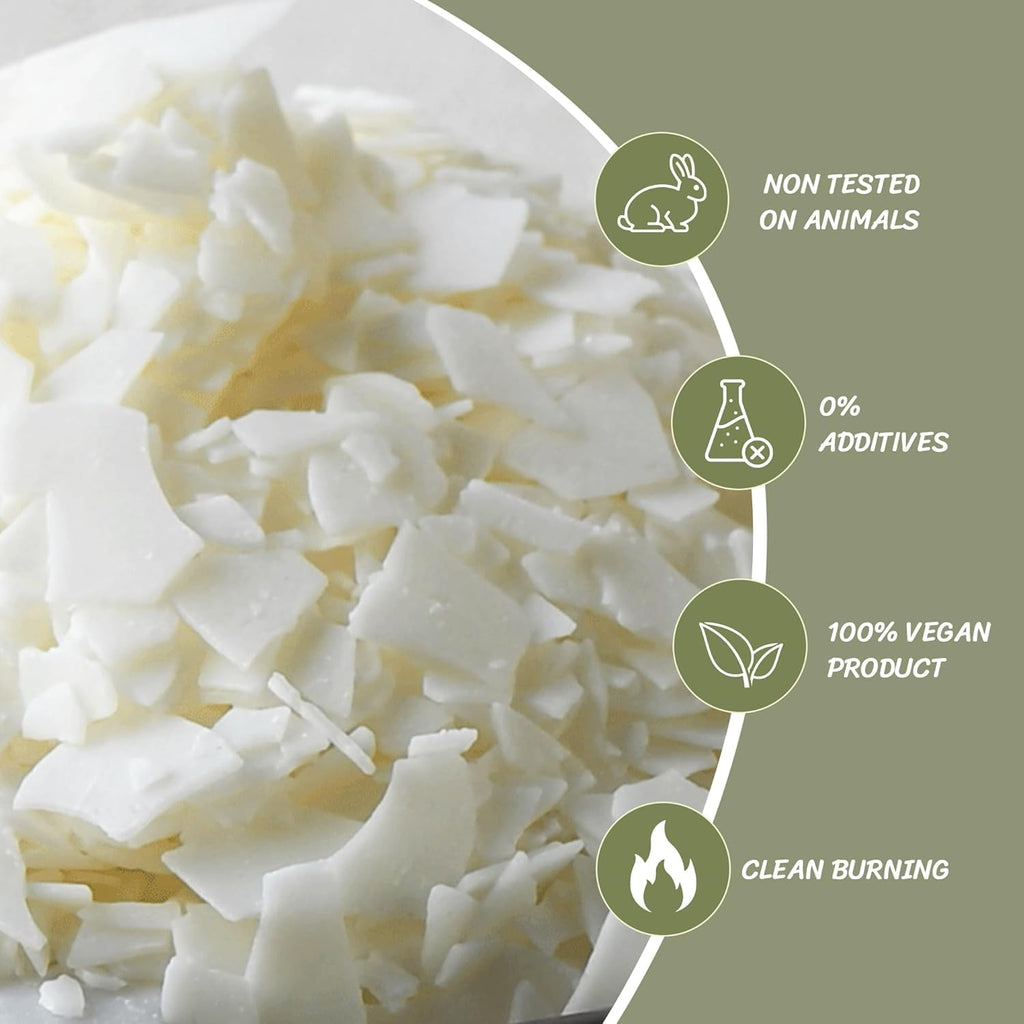TRINIDa Soy Wax for Candle Making – 10KG Natural SoyPRO Wax Flakes