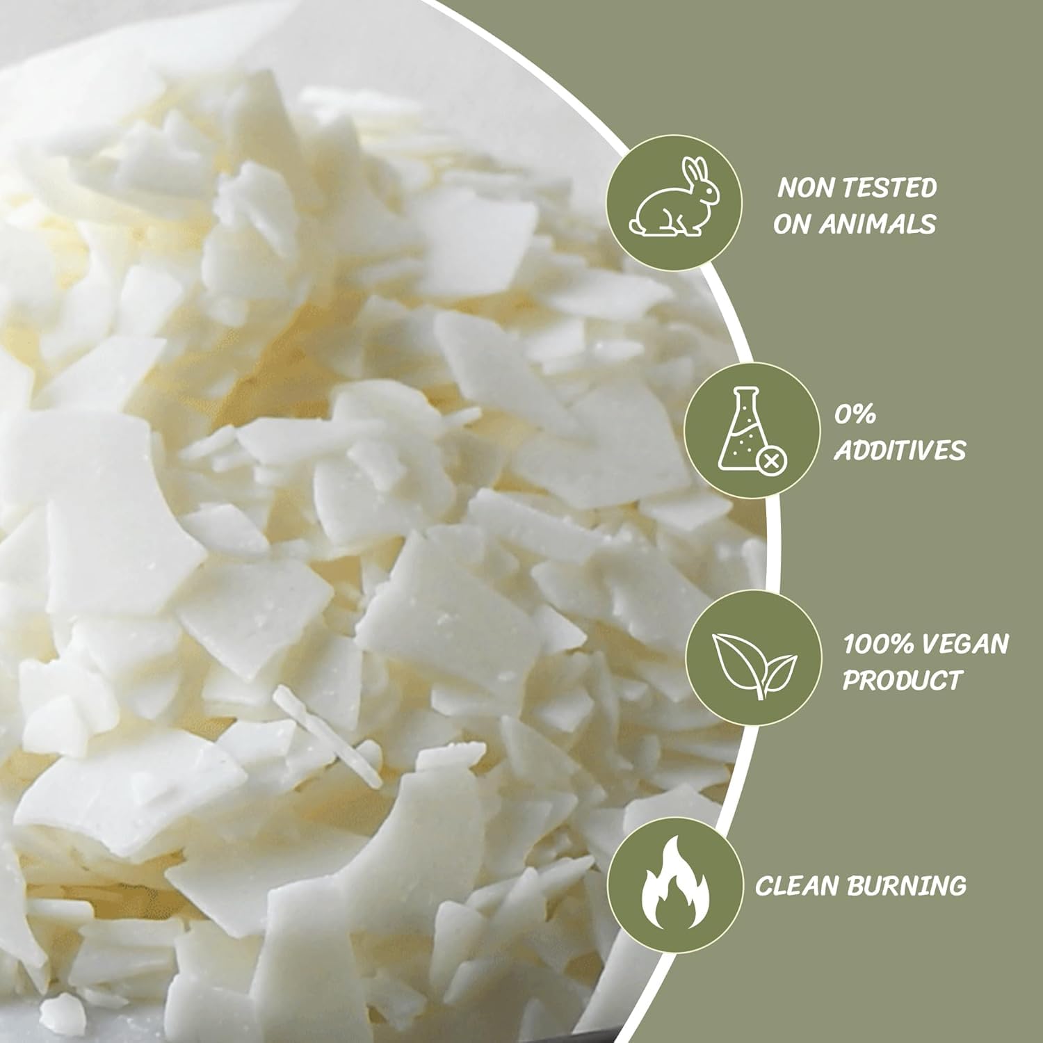 TRINIDa Soy Wax for Candle Making – 10KG Natural SoyPRO Wax Flakes