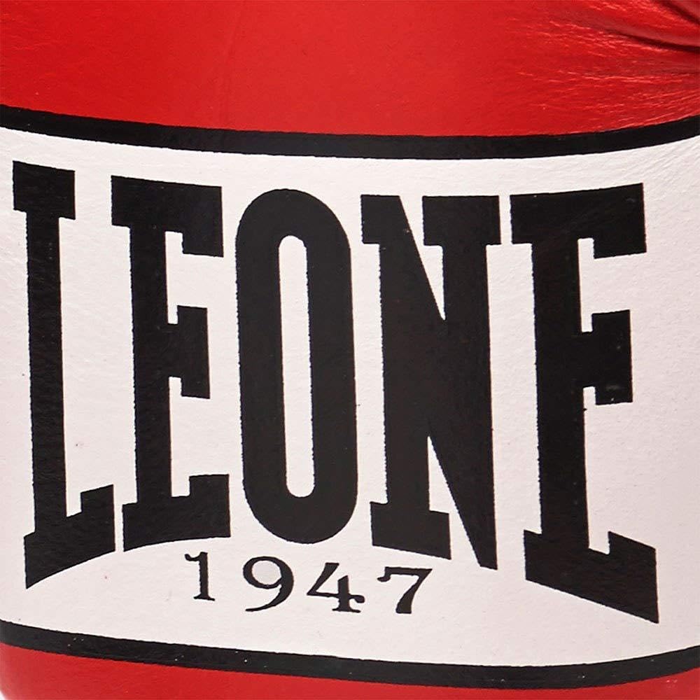 Leone 1947 Shock Boxing Gloves – Professional Leather – Red, 16 oz