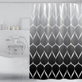 Tennove Geometric Shower Curtain | Waterproof Thick Polyester, 220x200cm
