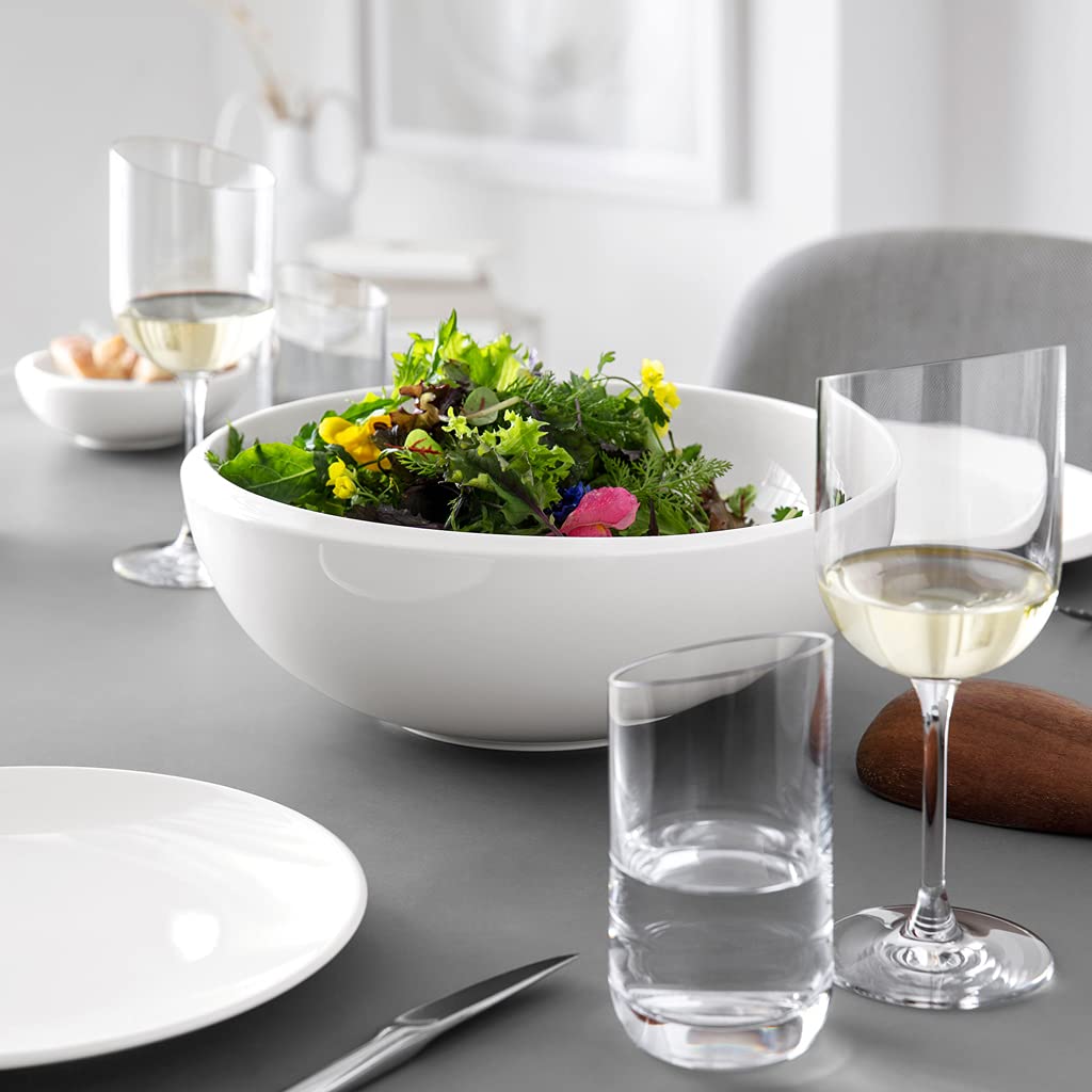 Villeroy & Boch NewMoon Tumbler Set | 4-Piece Crystal Glass Water Glasses