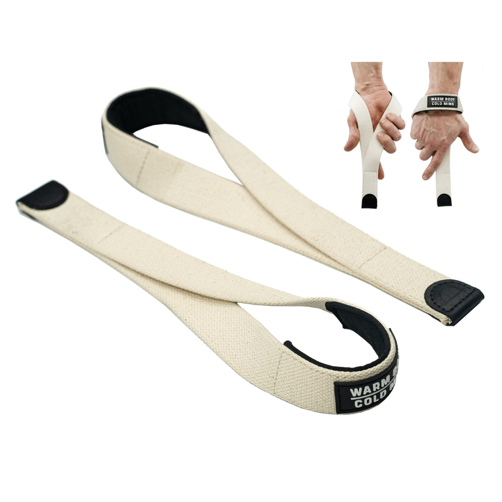 Warm Body Cold Mind V2 Cotton Lifting Wrist Straps for Weightlifting