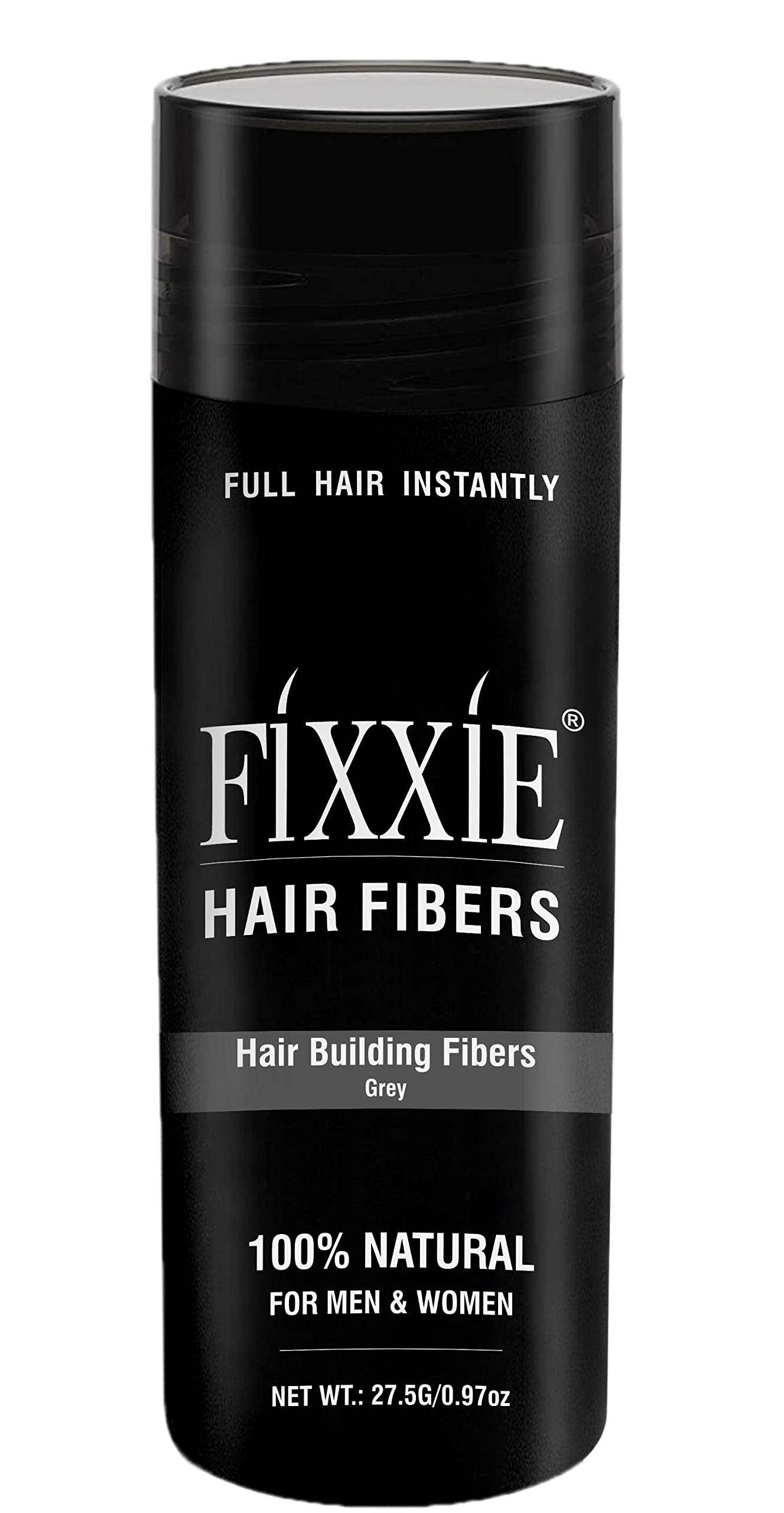 FIXXIE Grey Hair Fibres 27.5g - Keratin Hair Loss Concealer for Men & Women