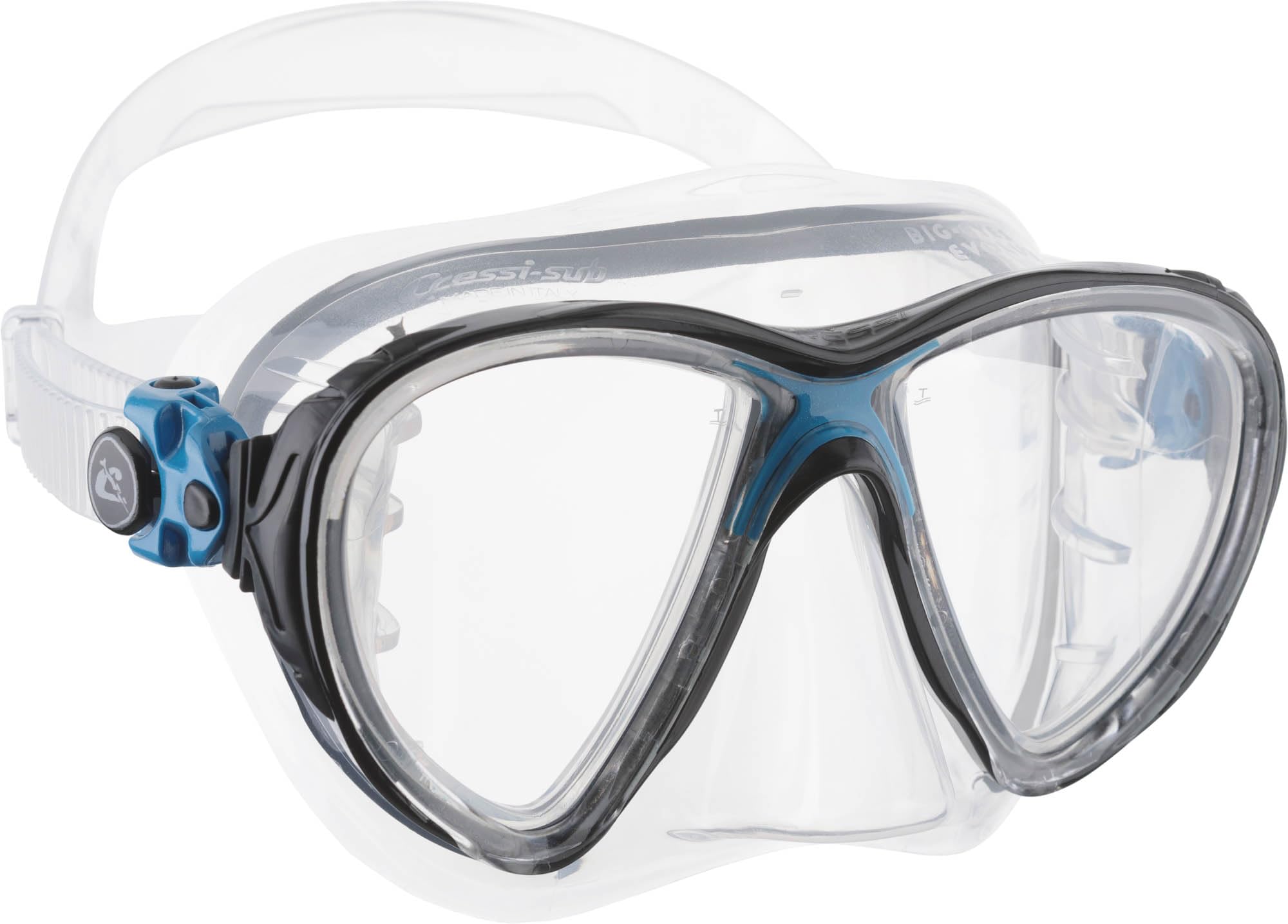Cressi Big Eyes Evolution Snorkel Set – Ultra Dry Mask and Snorkel