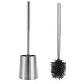SOPRANNOMIN Stainless Steel Toilet Brush and Holder | Silicone TPE Head