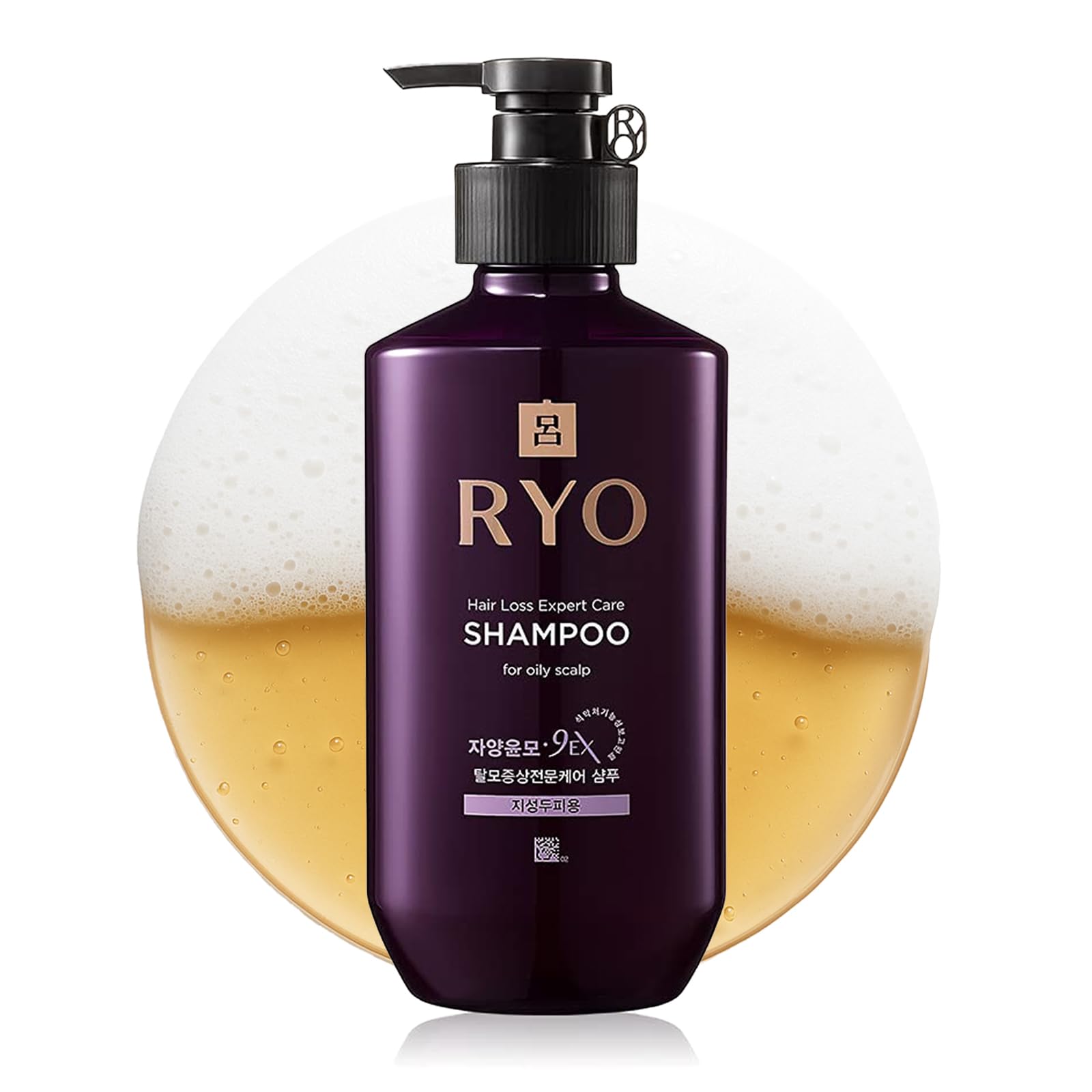 Ryoe Jayang Anti Hair-Loss Shampoo for Oily Scalp - Purple 400ml