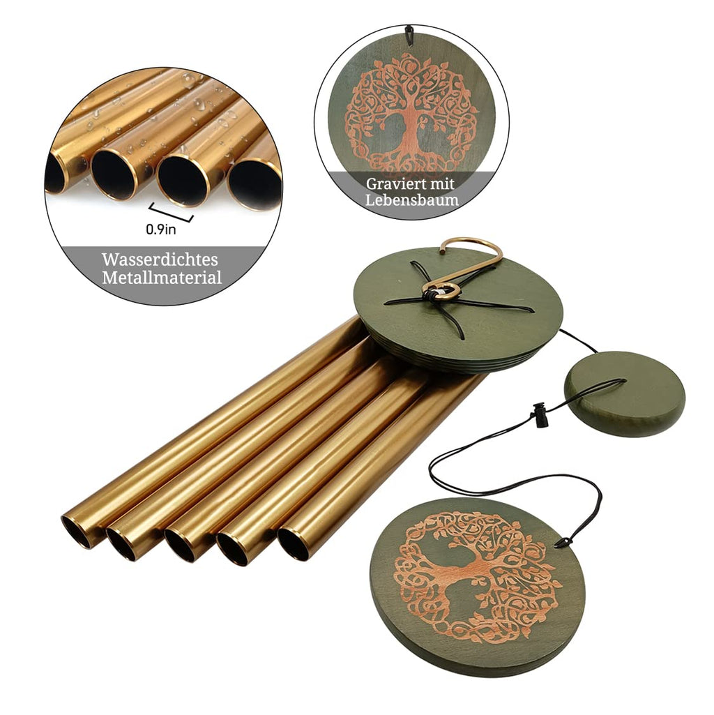 Astarin 36 Inch Memorial Wind Chimes - Deep Tone Outdoor Sympathy Gift