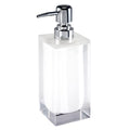 IZOD Resin Bathroom Essentials, White, Lotion Pump/Soap Dispenser - image 1
