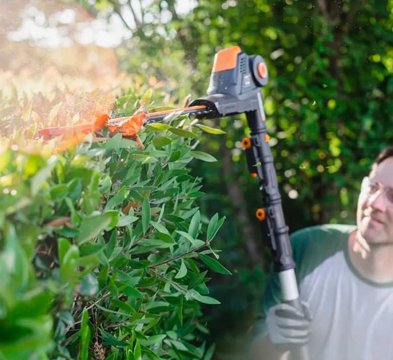 WORX WA0308 Pole Hedge Trimmer Attachment for WG349E | 20-Inch Blade