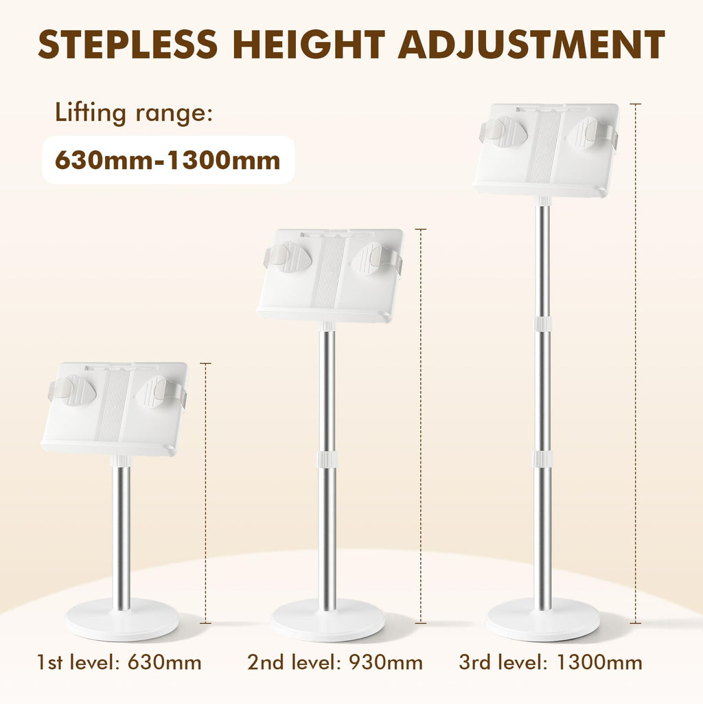 Lectern Podium Stand Adjustable 63~130cm Portable Standing Desk Table - image 2
