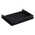 Navaris Bamboo Clip-on Bedside Shelf – Small Bunk Bed Tray, Black