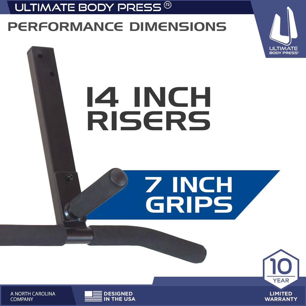 Ultimate Body Press Joist Mount Pull Up Bar – 4 Grip Positions
