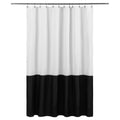 Jolof Store Waterproof Fabric Shower Curtain Liner with Magnetic Hem