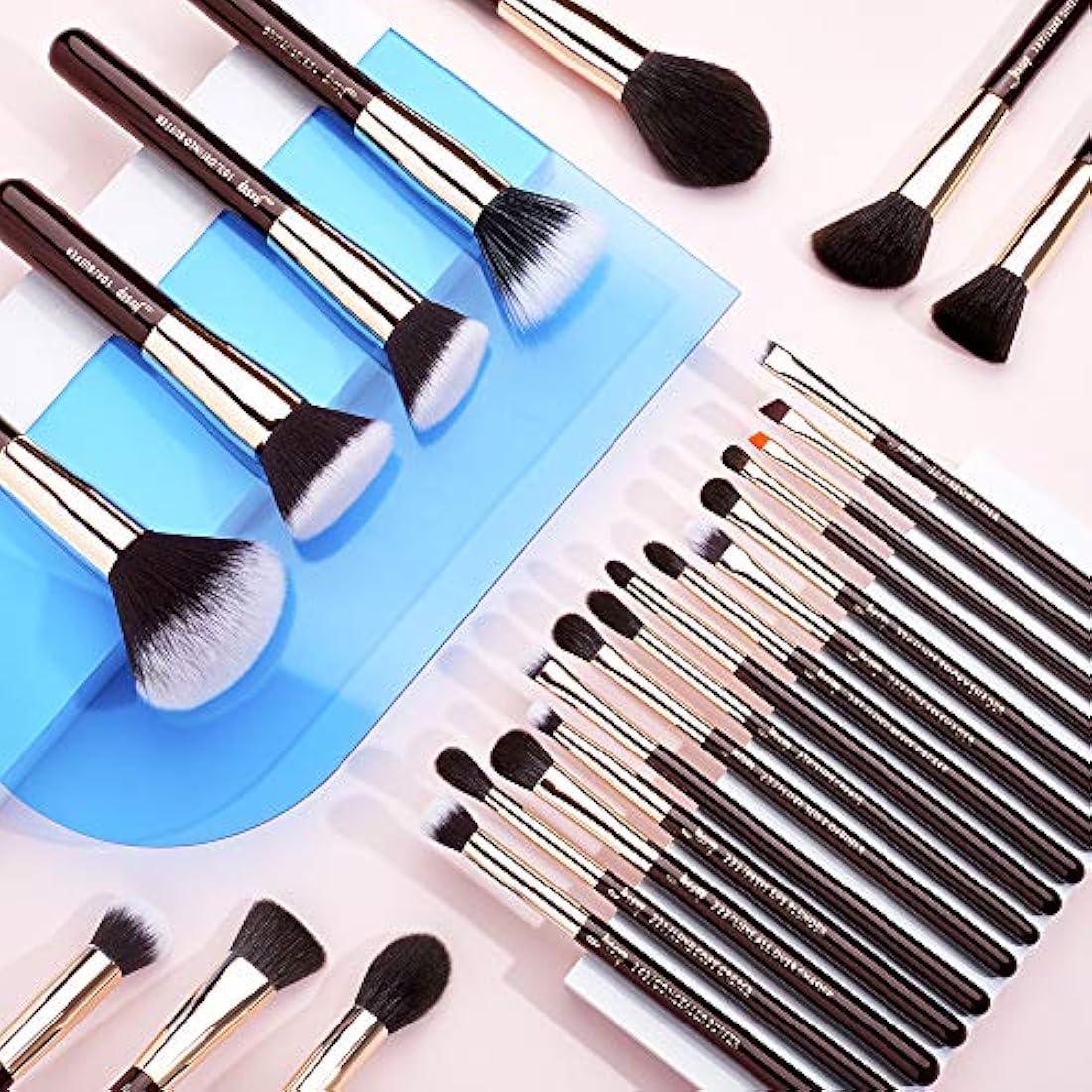 Jessup 25PCS Professional Makeup Brushes Set – Natural Hair Tools