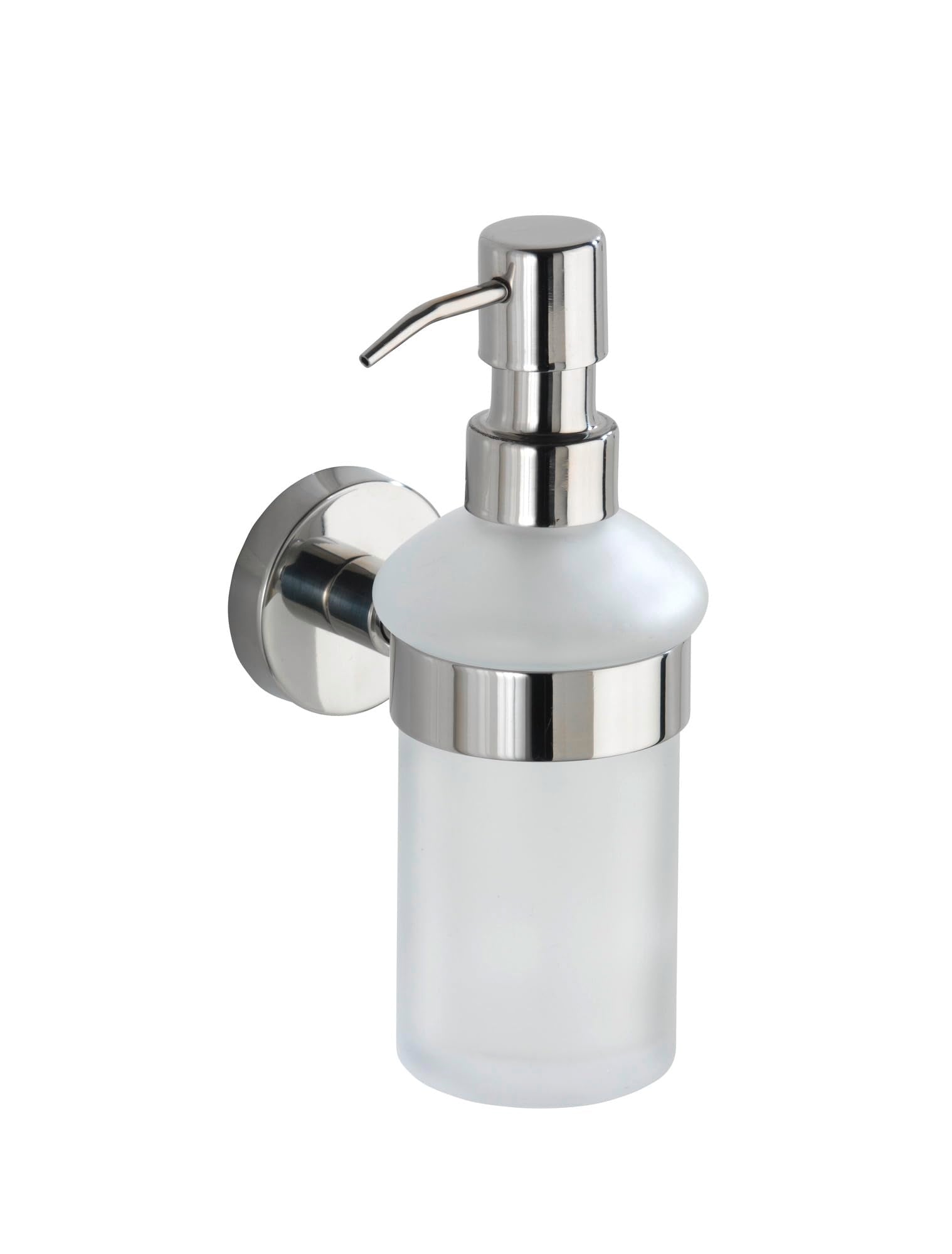 WENKO Bosio Shine Soap Dispenser | Rustproof Stainless Steel | 200ml