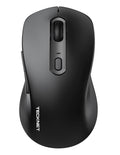 TECKNET Tri-Mode Wireless Mouse | 4800DPI Silent Optical Mouse for Laptop