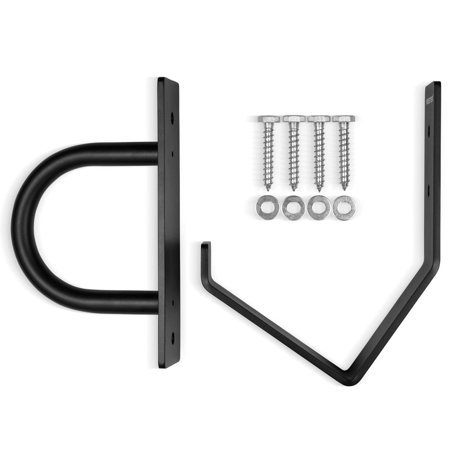 Meister XSteel Battle Rope Wall Mount Kit with Anchor & Hook – Matte Black