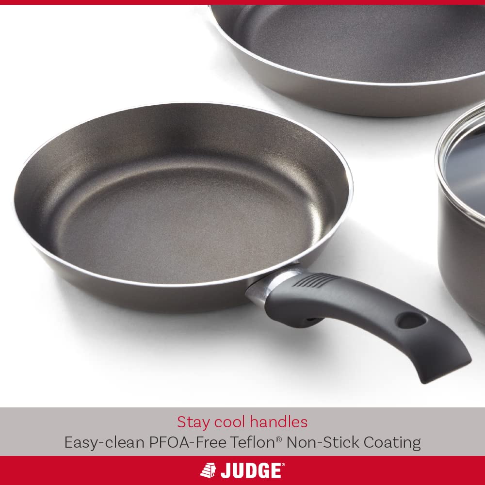 Judge Everyday 5-Piece Non-Stick Cookware Set | Saucepans & Frying Pans